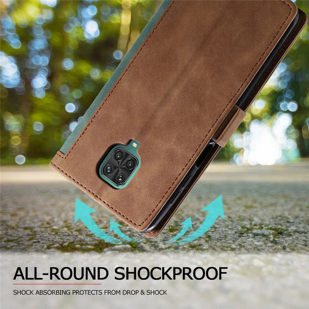 Leather Flip Wallet Case For Xiaomi Poco X3 M3 10T 11 CC9 E Lite Redmi 9A 9C K20 Note 11 10 9 S 8 T 7 Pro Max Cards Phone Cover