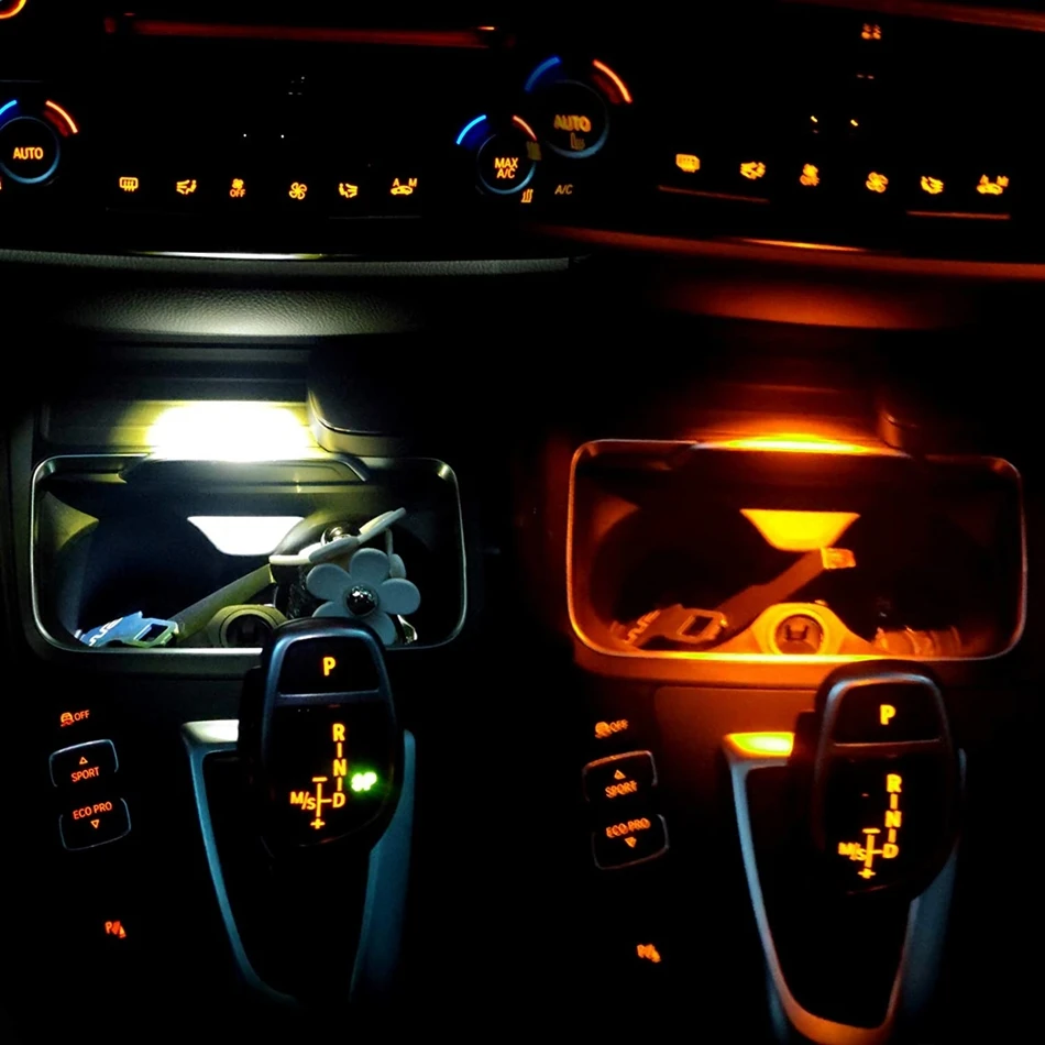 Декоративная светодиодная лента с пепельницей для салона BMW, 2021 - изображение