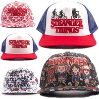 movie stranger things cosplay periphery things embroidery embroidered hip hop hat special offer fashion holiday gift unisex