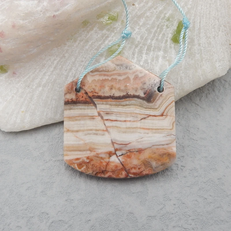 

Бижутерия из полудрагоценных камней, подарок на день рождения. Натуральное кружево, Розетта, камень, модное ожерелье с подвеской из бисера ...