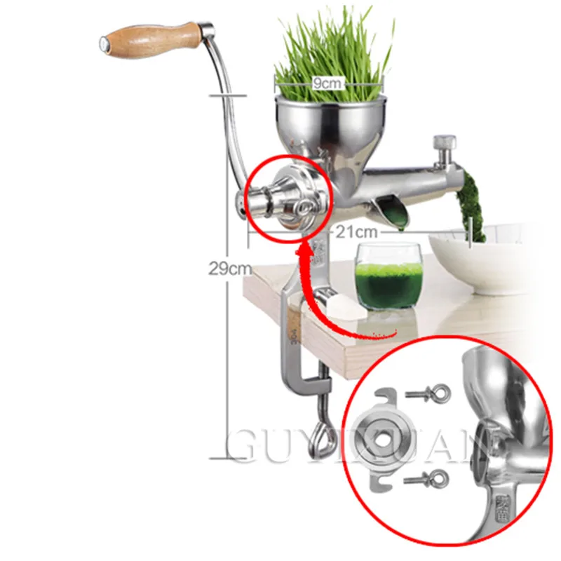 

Wheat grass juicer manual juicer Manual food processor Stainless steel Fruit juice machine Ginger Juicer