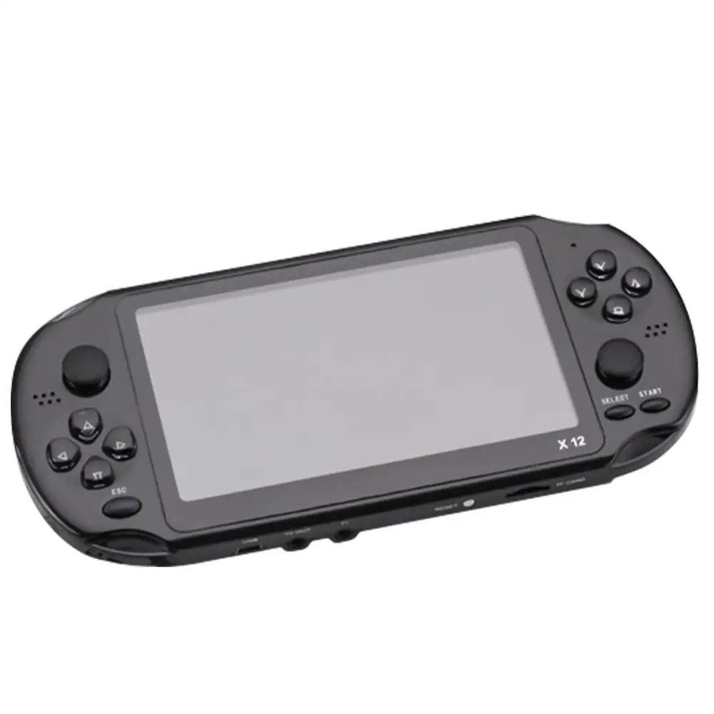 X12 1000 игр большой экран ручной игровой плеер поддержка MP3 камеры видео ТВ выход