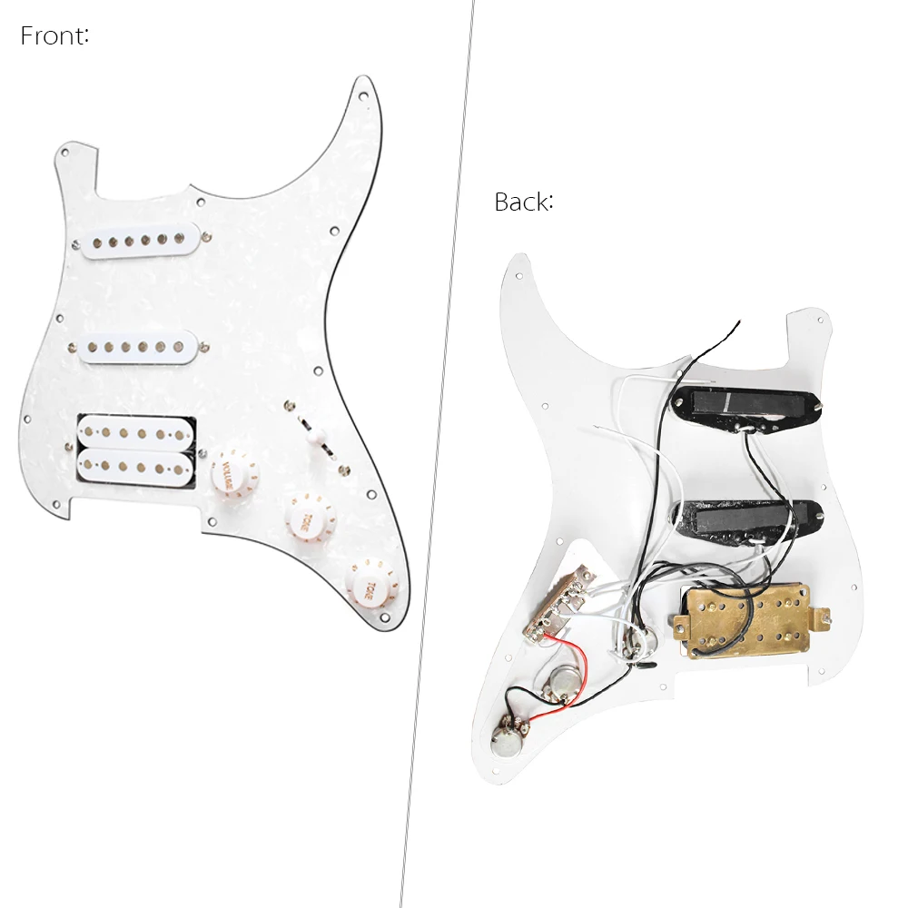 3 слойная SSH загруженная Предварительно Проводная накладка хамбакер набор
