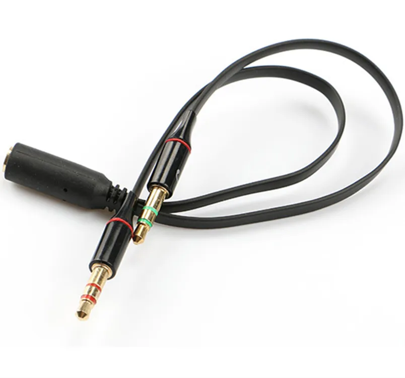 Аудиокабель для наушников с разъемом Мама 2 3 5 мм сплиттер микрофона и переходник
