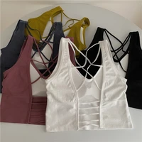 women bustier clothes corset sexy tank crop tank top cyber solid casual short bundled backless vest casual tshirts