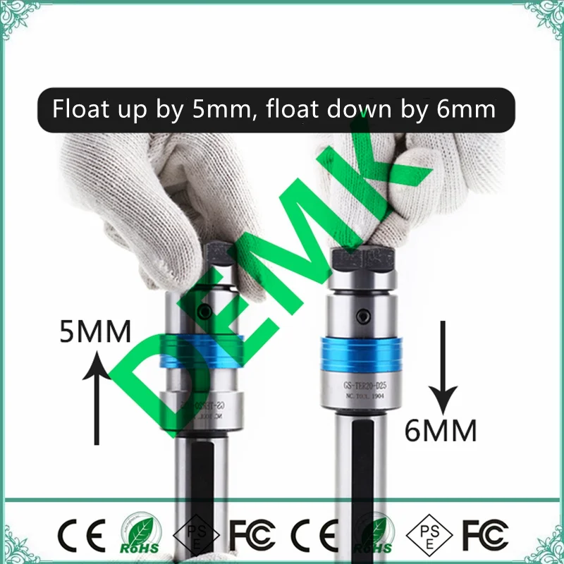 Telescopic tapping chuck TER20 TER25 ER20 ER25 D20 25 Floating tap for CNC lathe overload protection Torque Tap holder | Инструменты