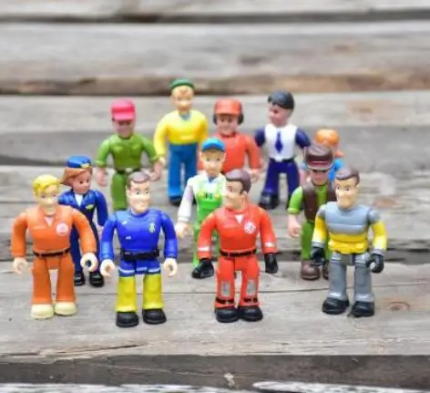 Аниме Пожарный Сэм фигурка игрушка Стил Пенни Норман пожарные ПВХ модель мини