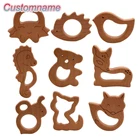 1 шт., детский деревянный Прорезыватель для зубов из бука