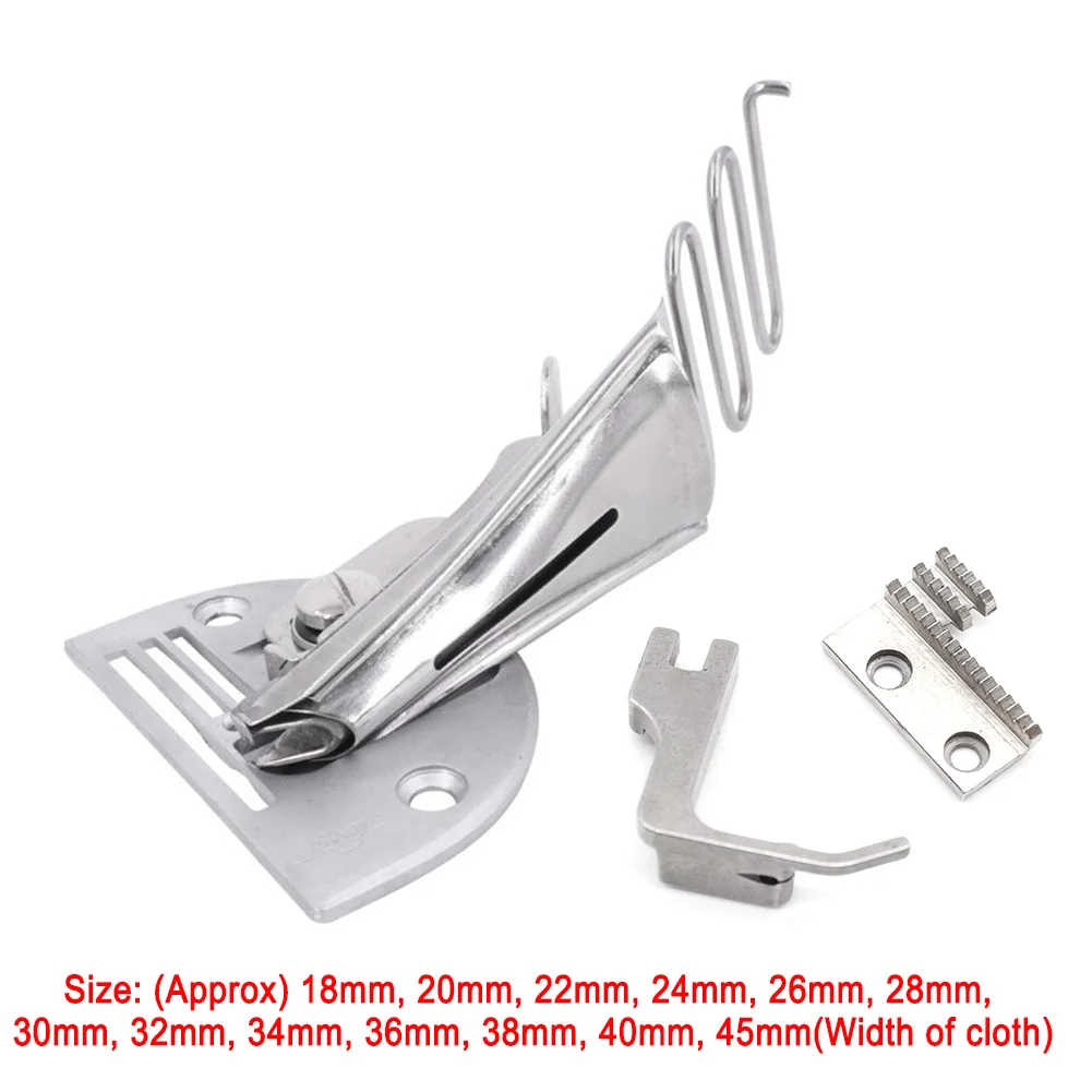 

Industrial Rustproof Curve Edge Tape Size 18-45mm Four-fold Accessories Metal Overlock Folder Universal Right Angle Bias Binder