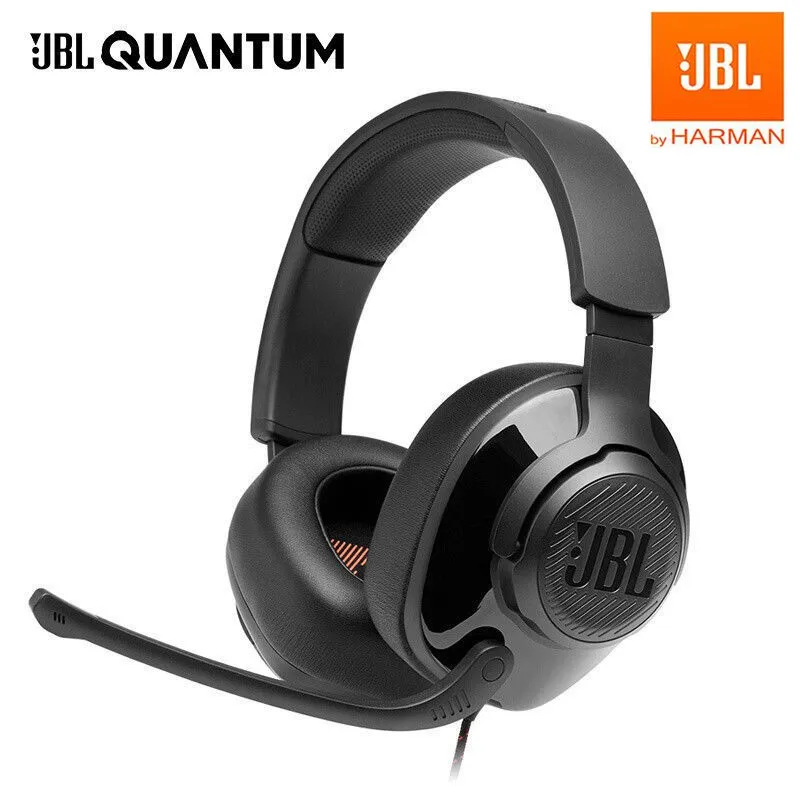 

100% оригинальная JBL QUANTUM200 Q200 Проводная гарнитура с игровой гарнитурой 360 градусов наушники с объемным звуком с микрофоном