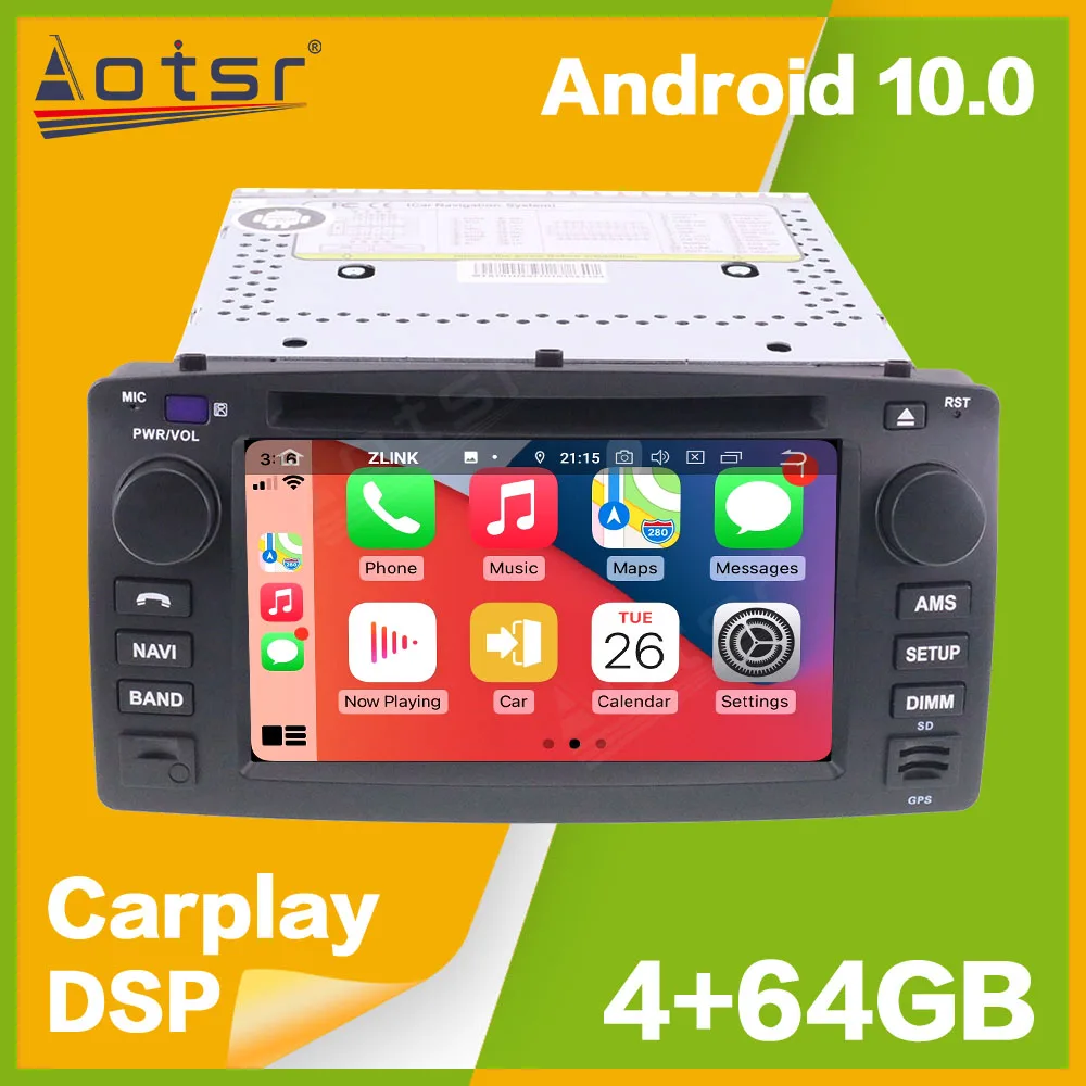 Автомобильный проигрыватель Android 10 PX5/PX6 навигация для Toyota corolla 2001-2006