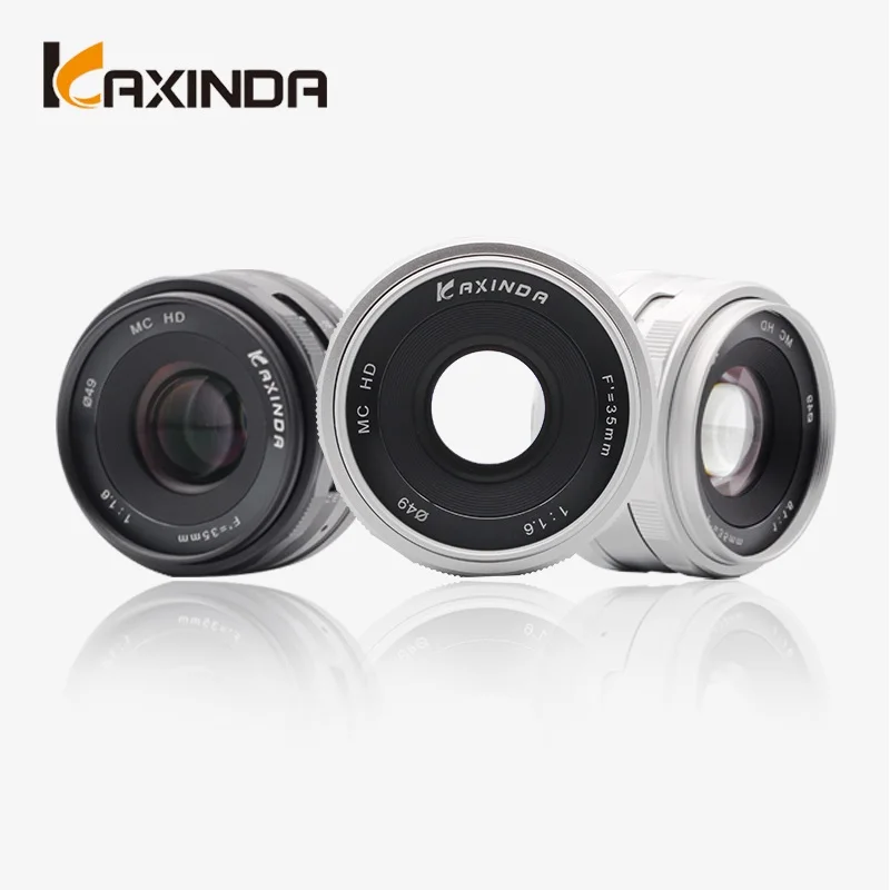 Объектив Kaxinda 35 мм F1.6 ручной для беззеркальной камеры Canon Sony Fuji M4/3 | Объективы