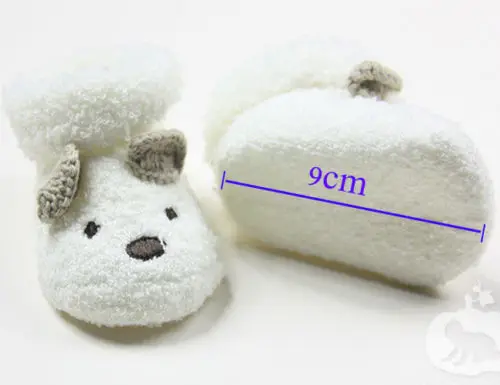 

Unisex Baby Girls Boys Warm Socks Infant Cute Bear Animals Crib Warm Shoes For Newborn