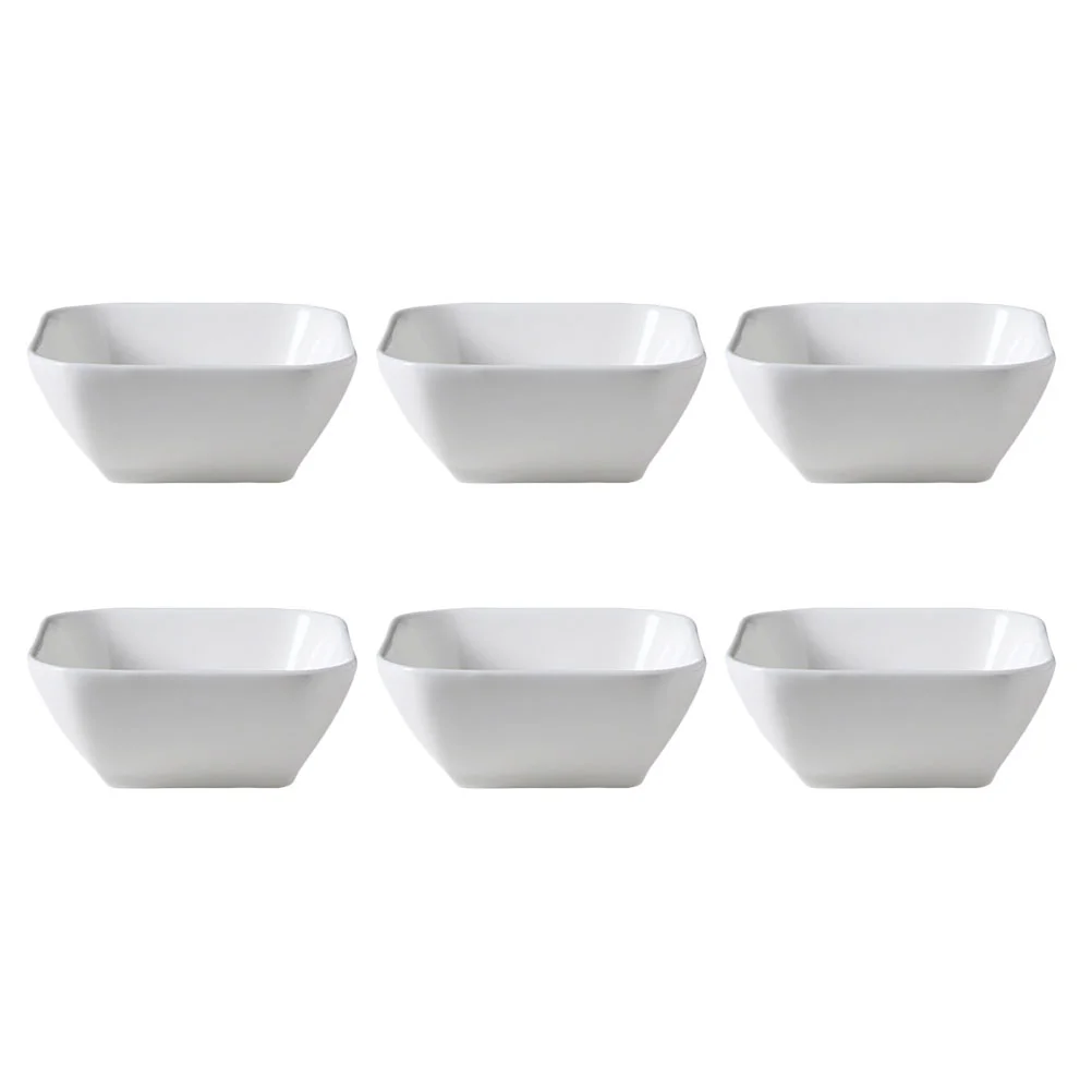 

6pcs Ceramic Condiment Dish Small Plates Home Tableware Kitchen Spice Plates