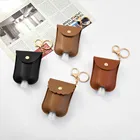 Мини-держатель для дезинфицирующего средства для рук, милая пустая бутылка, переносная многоразовая бутылка для путешествий с брелоком для ключей