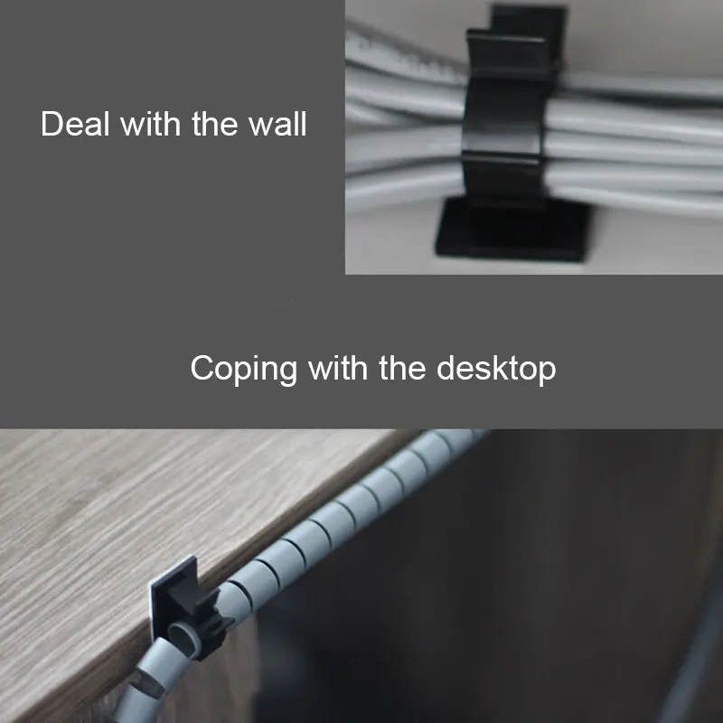 С клейкой основой провод с нейлоновой оплеткой кабель зажимы Управление