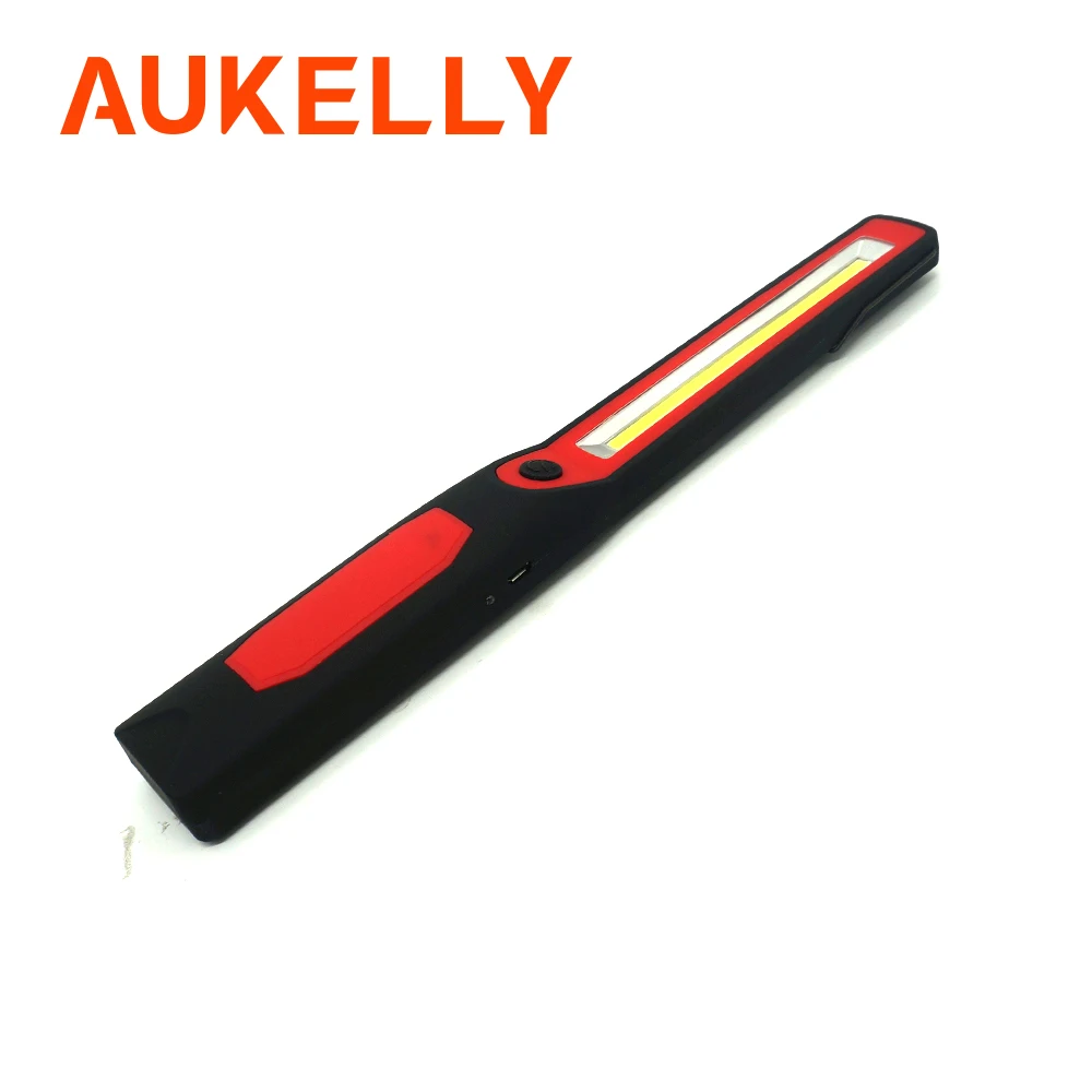 Aukelly светодиодный USB флэш светильник COB тонкий рабочий перезаряжаемый магнитный
