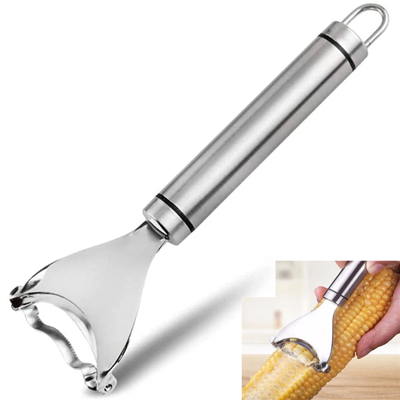 

Tofok Useful Corn Cob Stripper Peeler Corn Slicer Vegetable Cutter Cooking Tools Kitchen Gadgets Accessories