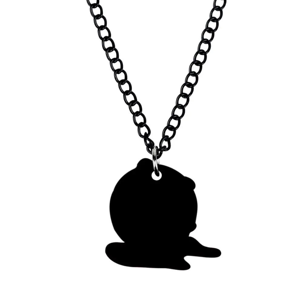 Акриловое ожерелье Bonsny с ужасным глазным яблоком крови на Хэллоуин цепочка