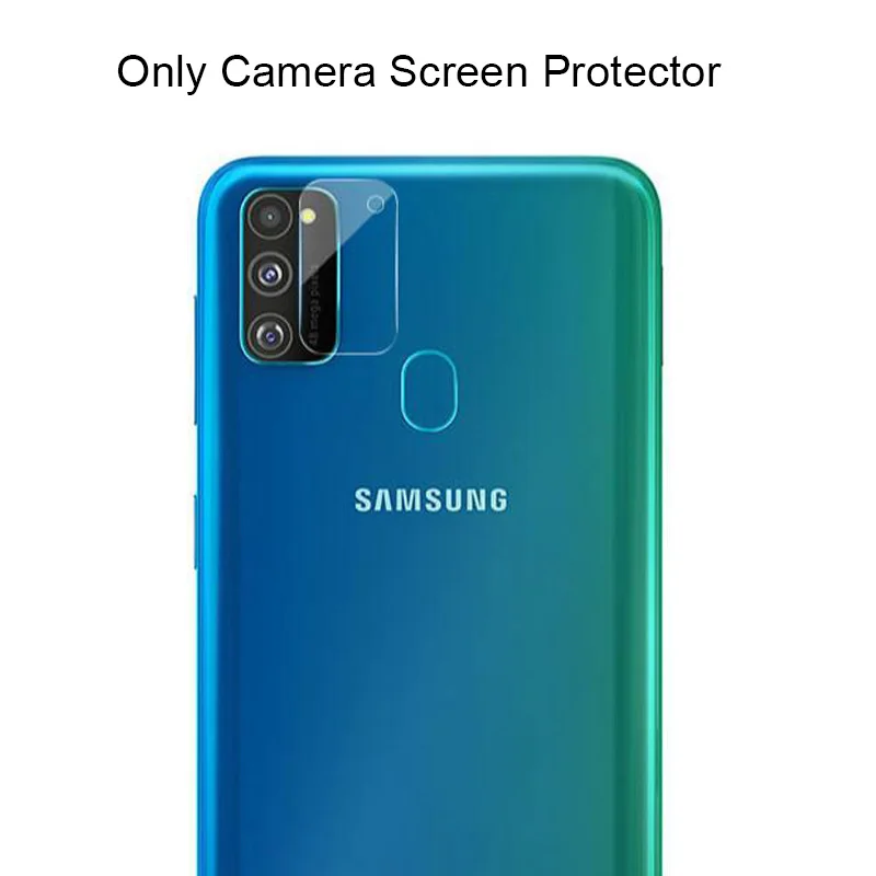 2в1 закаленное стекло для samsung m30s Защита объектива камеры для samsung galaxy m30s m 30 s 30 s m307 защитное стекло задняя крышка - Цвет: 1pcs camera film