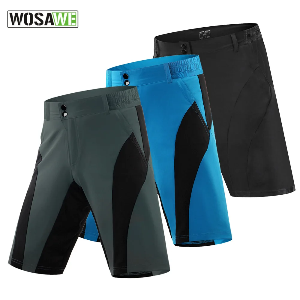 

Plus Size Men Waterproof Bicycle Mountain Bike Short Pants Breathable Loose Outdoor Sports Trousers Cycling Shorts