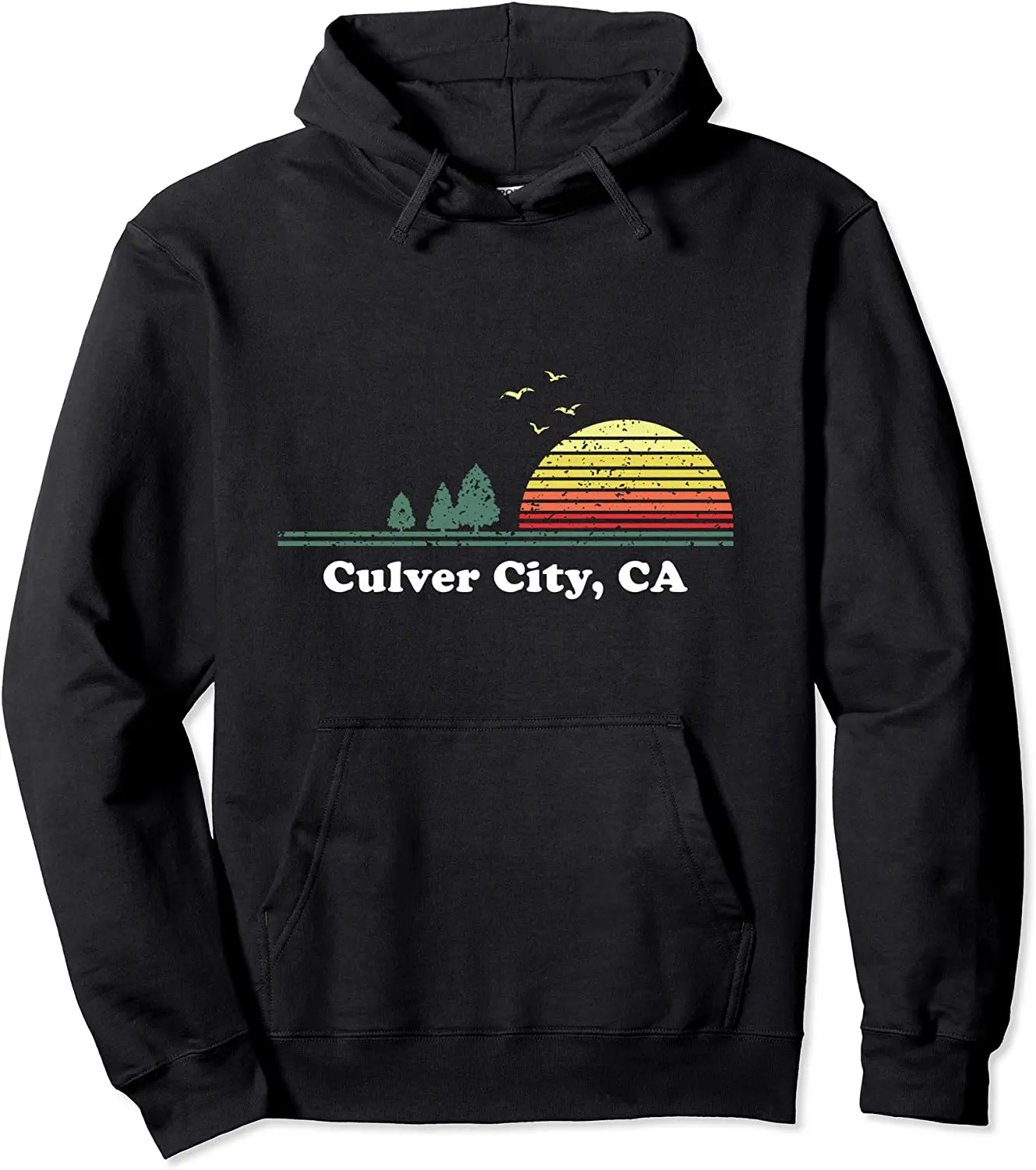 

Vintage Culver City, California Home Souvenir Print Pullover Hoodie