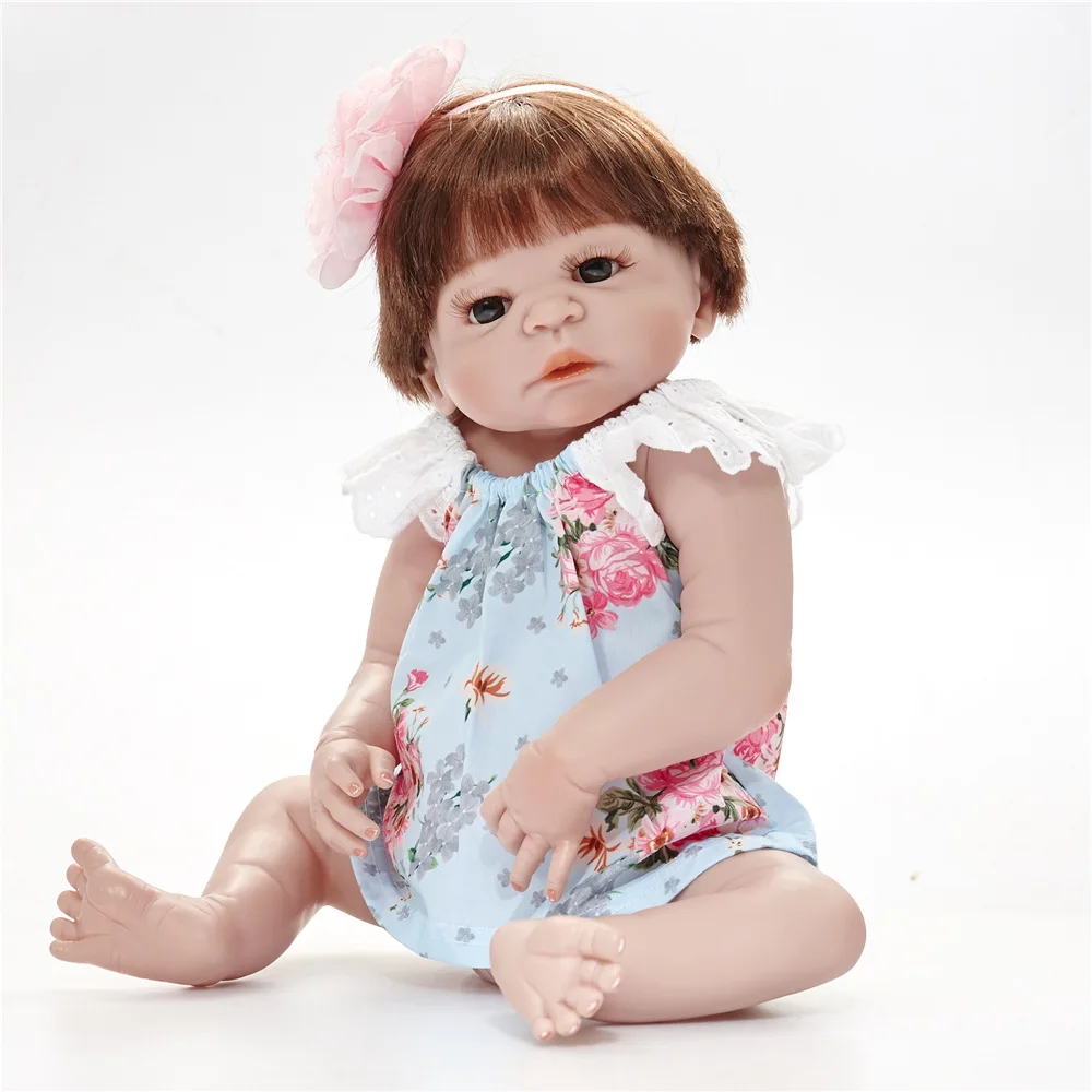 Reborn Baby Doll Princess Girl Dolls Full Body Soft Silicone Babies Girls Lifelike Real Born Bebe Bonecas | Игрушки и хобби