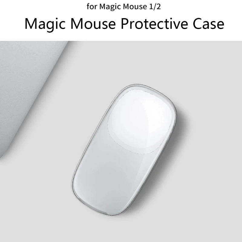 Силиконовый защитный чехол Magic Mouse прозрачный протектор мыши против царапин