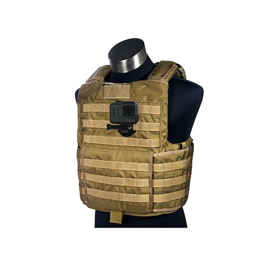 

Aluminum Molle Tactical Vest Connection Base Mount for Gopro 7 6 5 4 SJ4000 SJ7000 SJ8 Xiaomi YI 4K DJI OSMO Action Sony Camera
