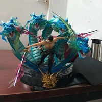 35cm Anime One Piece Roronoa Zoro 3 Heads Dragon GK Statue PVC Action Figures Collection Model Toys Decoration Gift