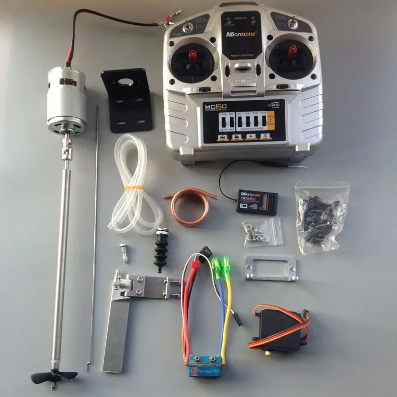 Комплект дистанционного управления для лодок передатчик Mc6c + приемник mc6re