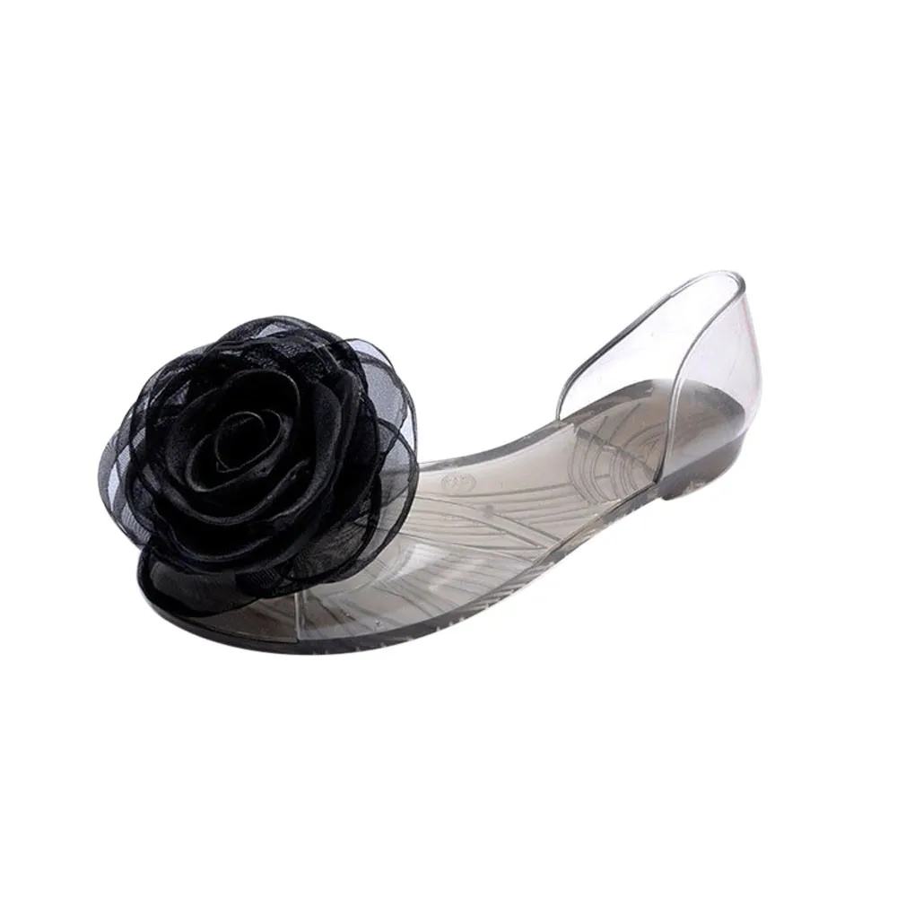 SAGACE/Новинка Модные женские босоножки Летние прозрачные туфли на плоской подошве