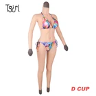 Силиконовое боди Tgirl с длинным рукавом, костюм трансвестита, кросс-комоды, фальшивые груди