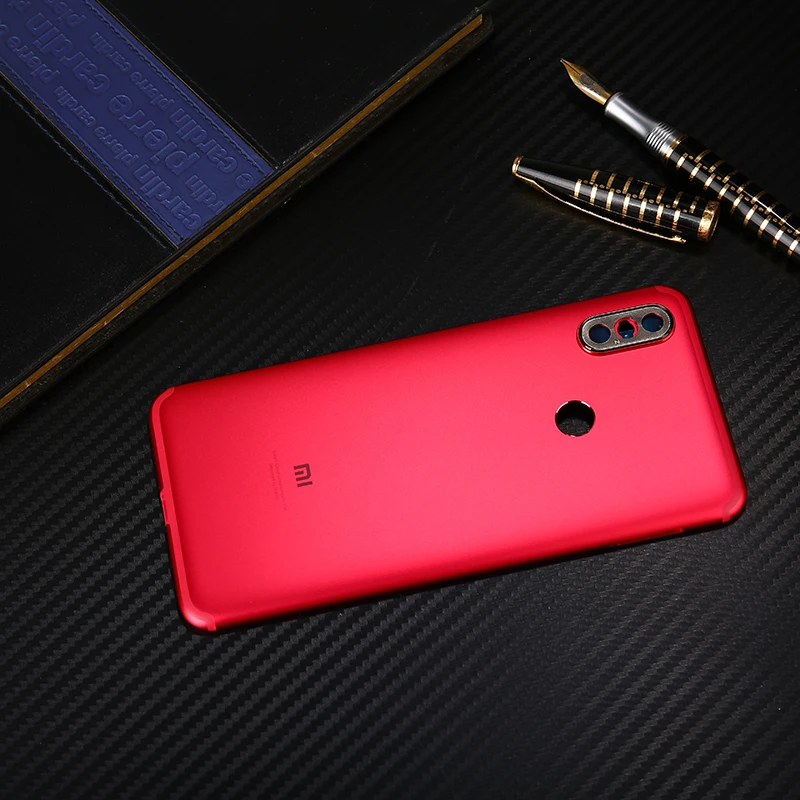 Оригинальный корпус батареи для Xiaomi Mi A2 металлическая задняя крышка запасные