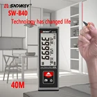 Лазер SNDWAY дальномер 40 м 50 м 100 м лазерный дальномер электронная рулетка цифровая линейка лазерный дальномер trena metro