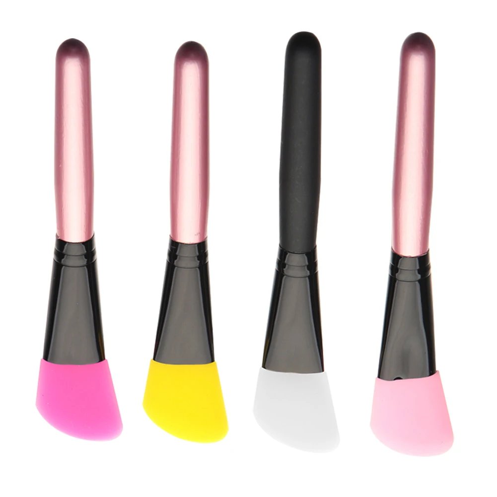 Flat Facial Mud Mask Brush Silicone Blush Foundation Skin Face Care Cosmetic Applicator High Quality Makeup Brushes & Tools | Красота и