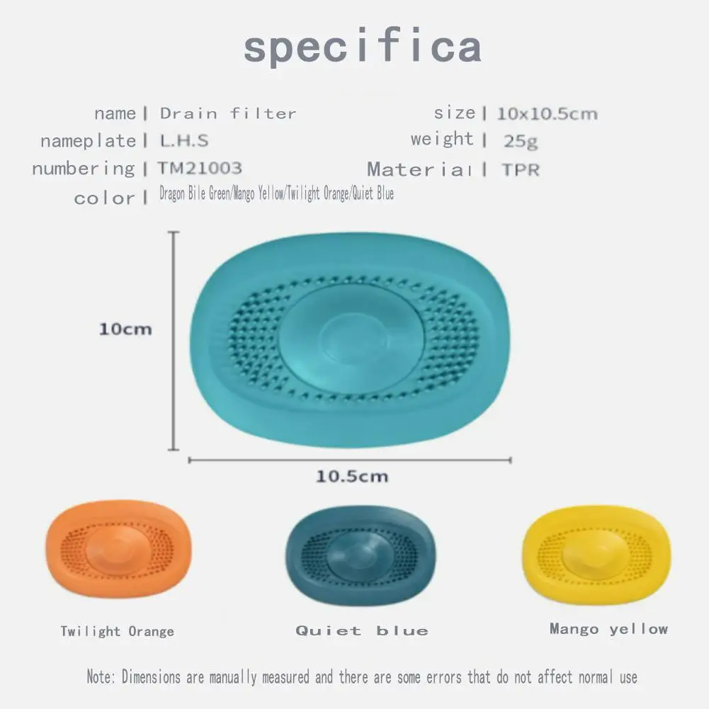 

Bathroom Accessories Products Drain Plug Shower Filter Strainer Basin Sink Sediment Catcher Water Filter Kitchen Hair Stopp N0G6
