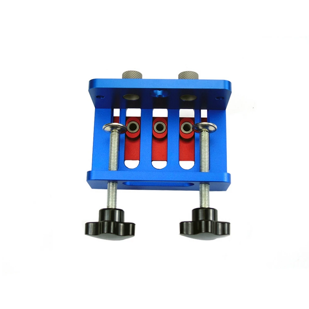 

3 in 1 Woodworking Triple Punch Retainer 08350S Wood Hole PuncherPuncher Drill Bit Aluminum Alloy Position woodworking Opening