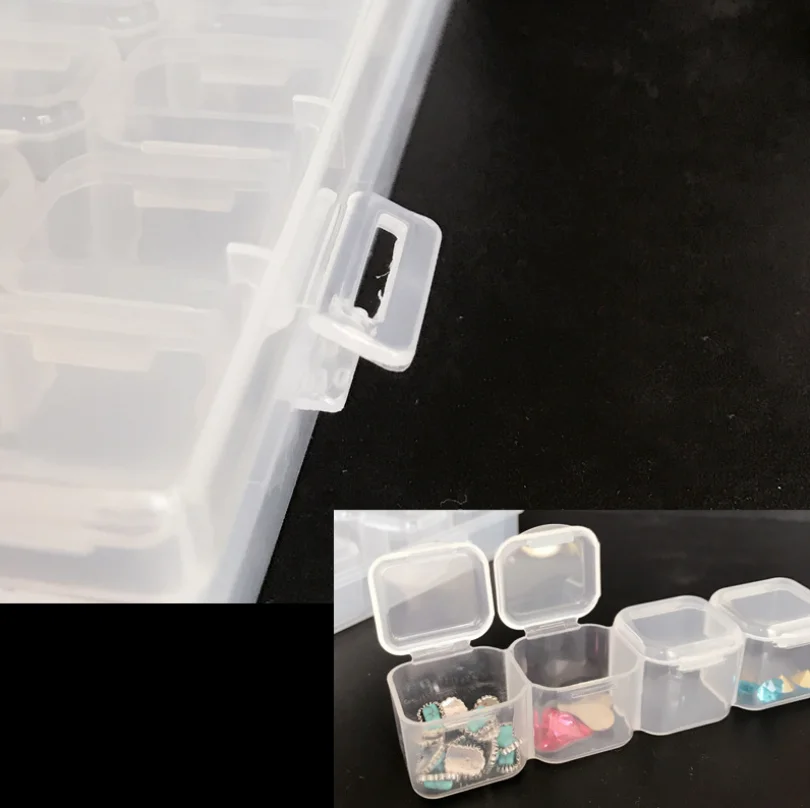 28 слотов набор для алмазной живописи регулируемая пластиковая коробка хранения