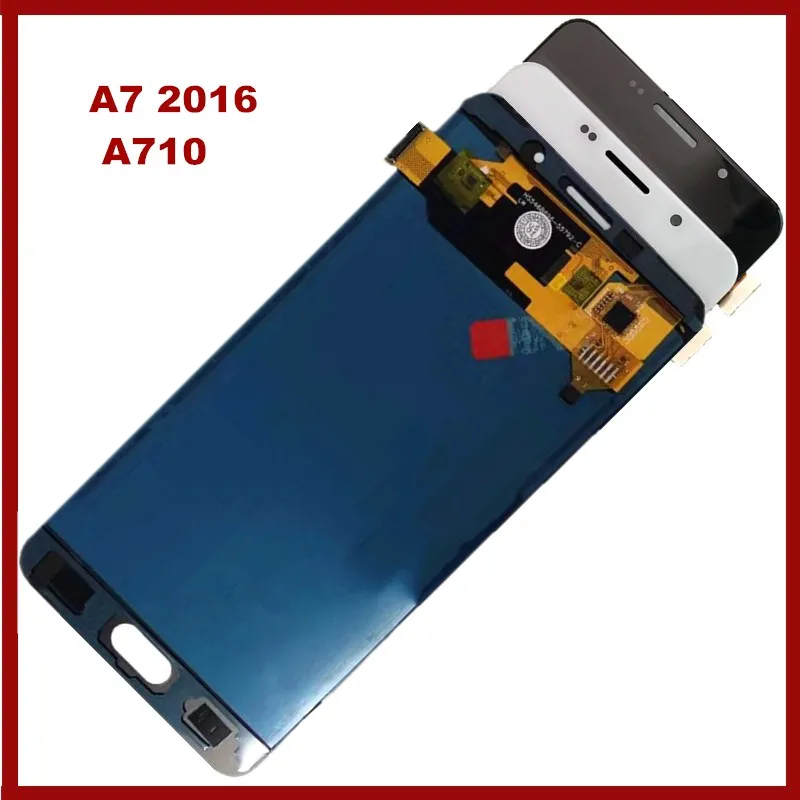 A710 ЖК дисплей сменный для Samsung Galaxy A7 2016 A710F A710M телефона проверенный кодирующий