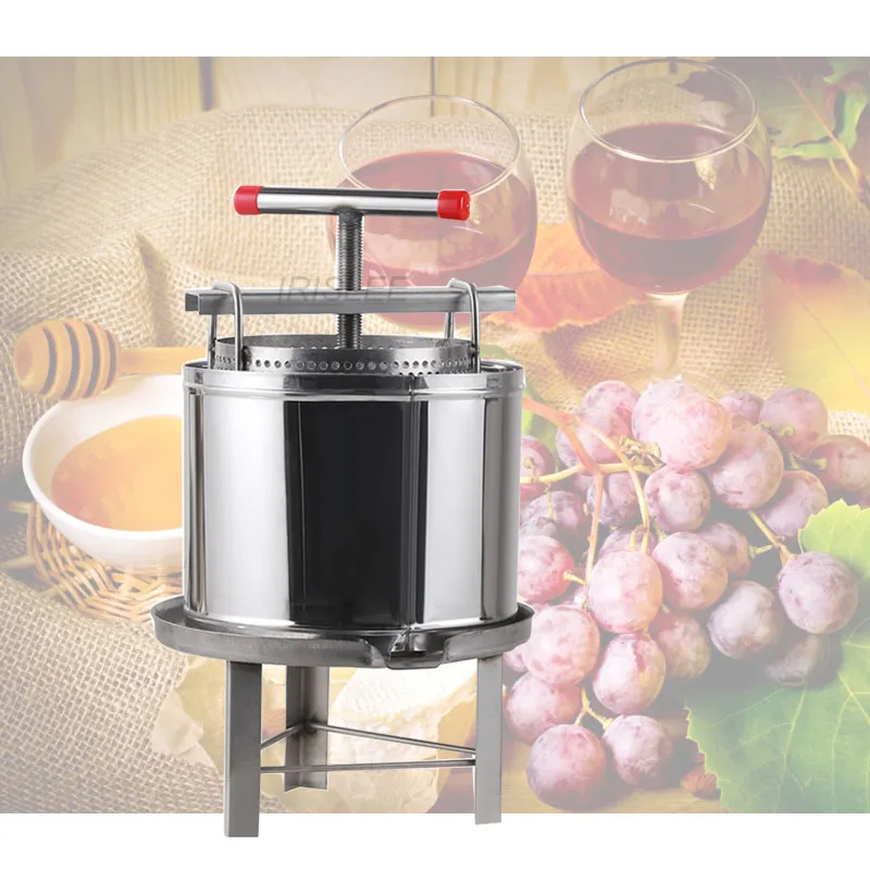 

Stainless Steel Honey Wax Pressure Machine Manual Presser Machine Fully Enclosed Squeezer Paraffin Rolling Mill Waxing