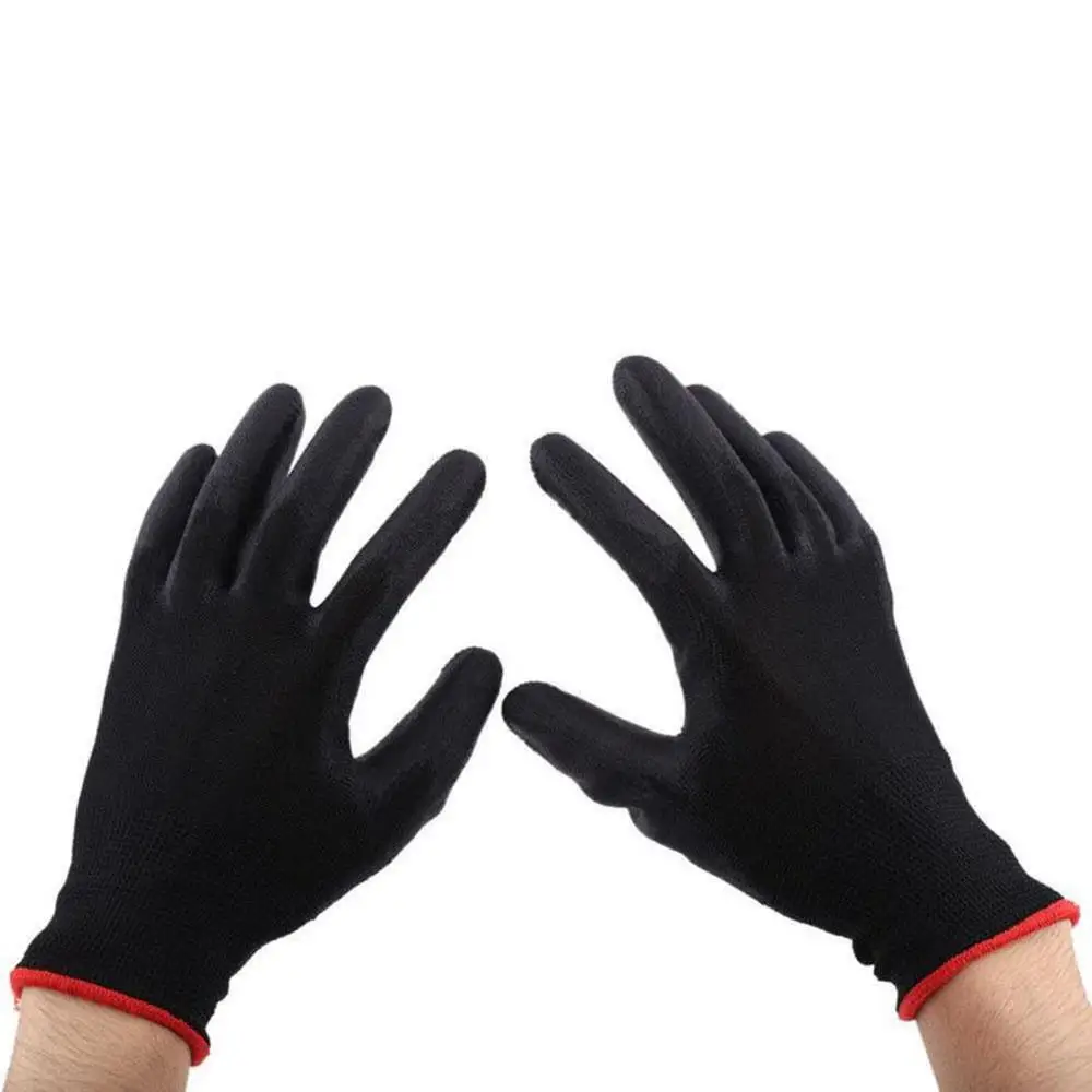 1 Pair Nylon Anti-Static Non-Slip Finger Protection Factory Safe Working Gloves | Дом и сад