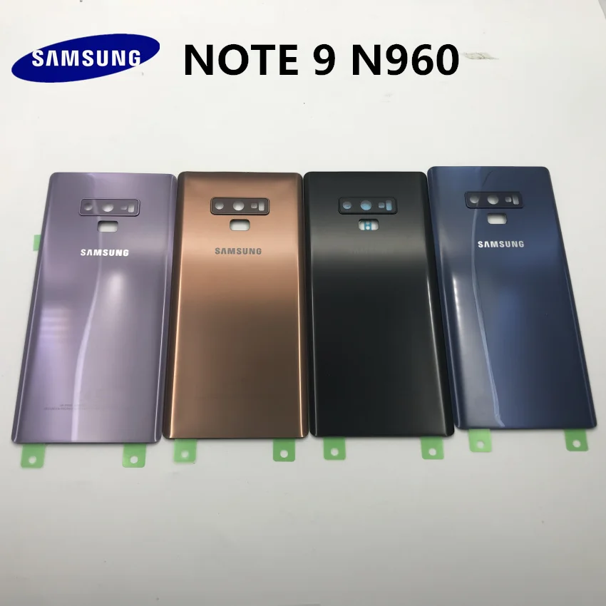 Задняя крышка аккумулятора Samsung Galaxy Note 9 N960 N960F сменный корпус для стеклянной