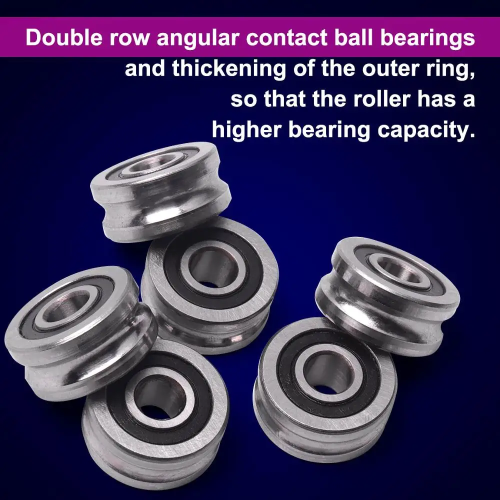 1 шт. Новый U паз герметичный шариковый подшипник направляющий Сильная емкость