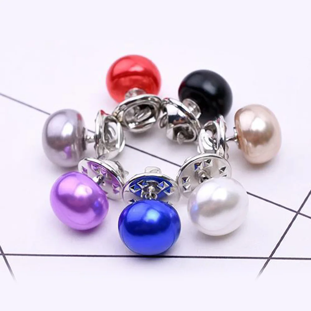 New Arrival Imitation Pearl Scarf Brooch Fashion Women Pins Elegant Jewelry Collar Cardigan Shawl Buckle Brooches High Quality | Украшения