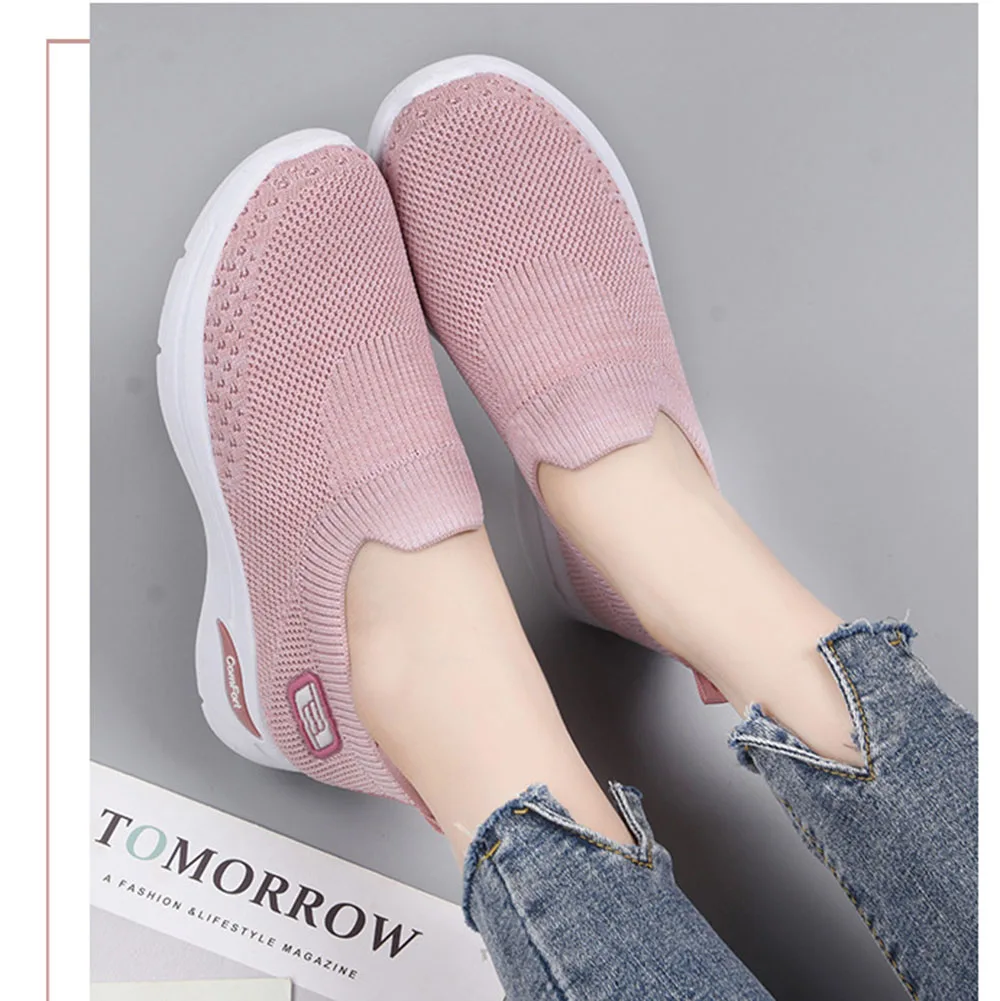 

Women Shoes 2022 Solid Color Round Toe Light Comfortable Breathable Casual Shoes Women Sneakers Women Shoes Workout Shoes Women