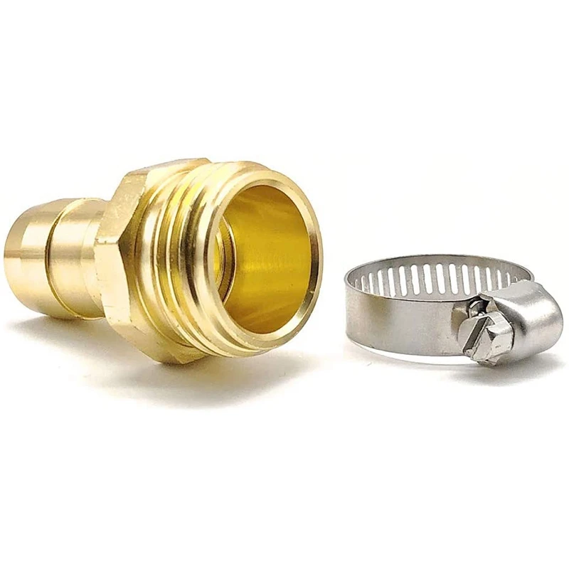 4 комплекта латунь 3/4 дюймовый для садового шланга Mender конец ремонт мужской