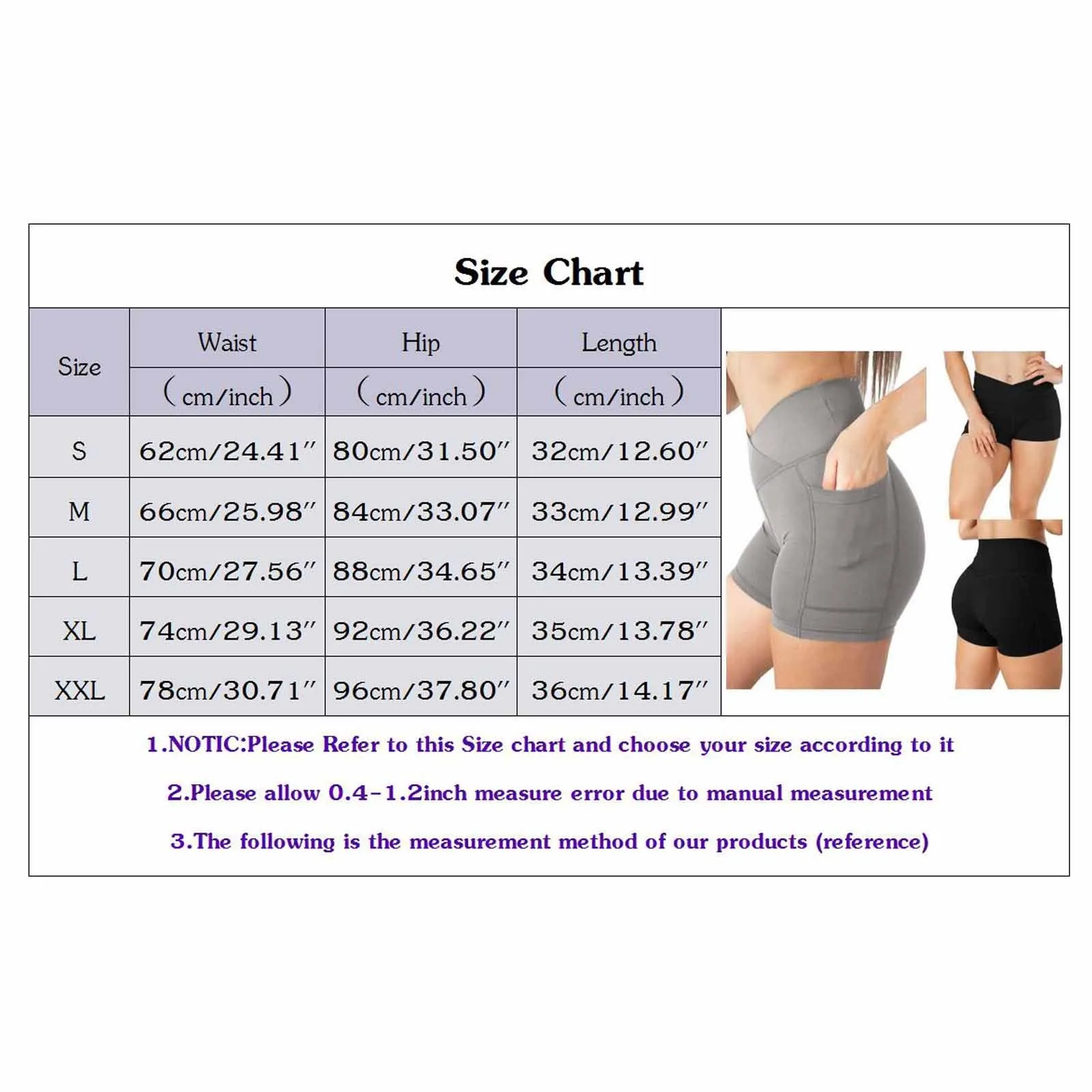 

Women's Waist Tummy Control Workout Yoga Shorts Black Compression Athletic Bike Running Shorts Slim Stretch Gym Tights #N