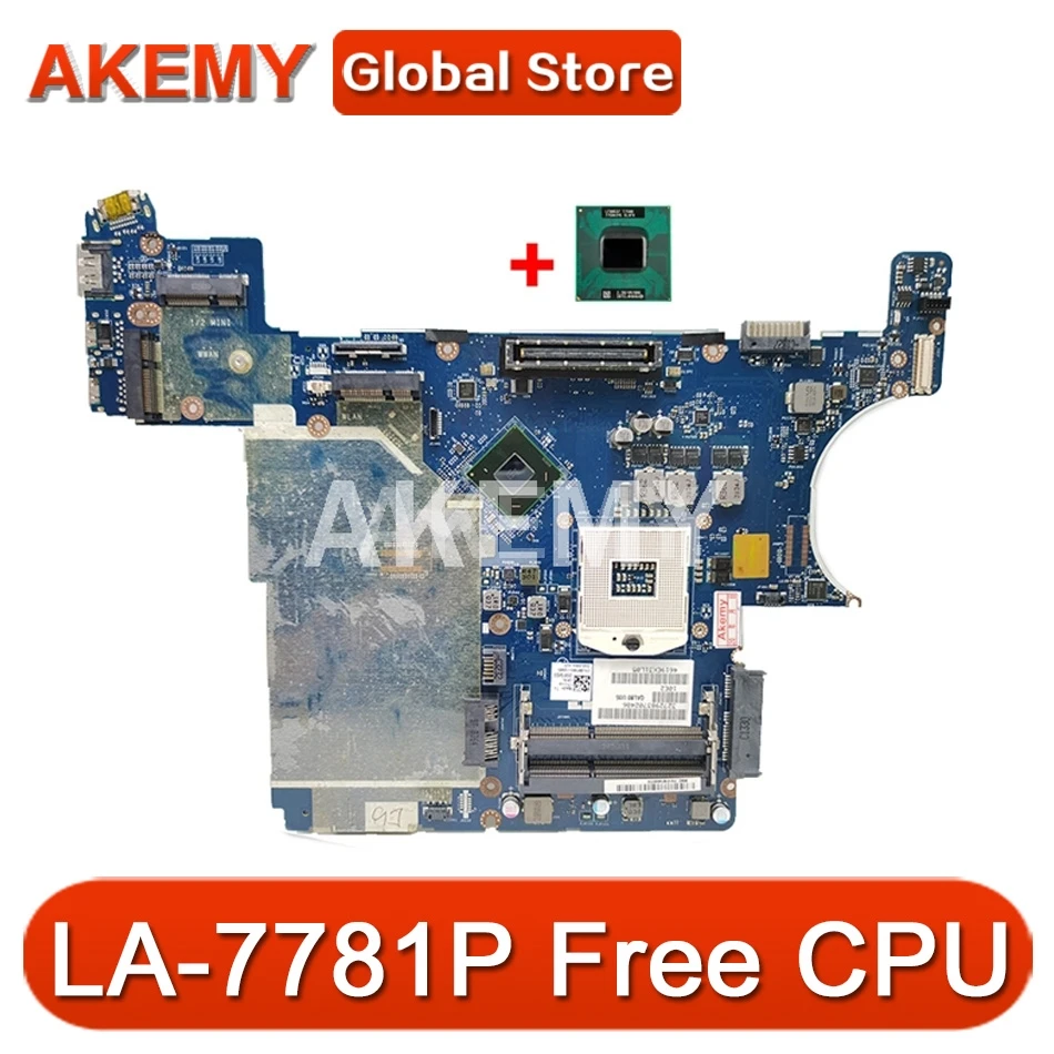 Материнская плата Akemy для ноутбука DELL Latitude E6430 QM77 материнская CN-09F96H 09F96H QAL80 LA-7781P SLJ8A