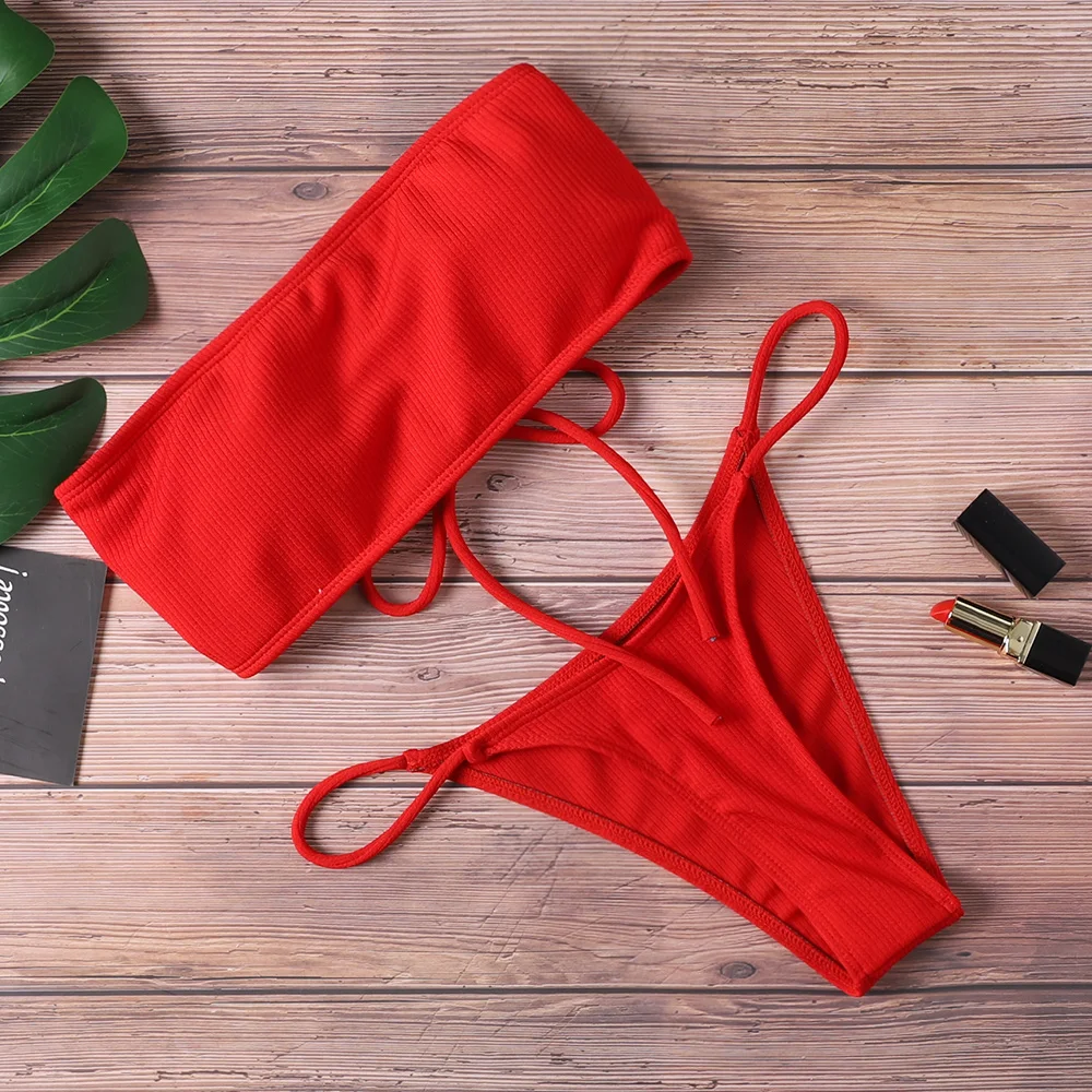 Комплект бикини женский купальник новинка 2020 пуш ап мягкий пляжный для женщин